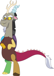 Size: 1387x1954 | Tagged: safe, artist:prixy05, discord, draconequus, g4, g5, my little pony: tell your tale, cute, discute, g4 to g5, generation leap, i can't believe it's not hasbro studios, male, simple background, solo, transparent background, vector