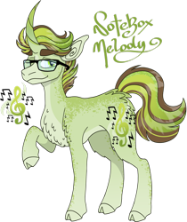 Size: 1920x2286 | Tagged: safe, artist:mrufka69, oc, oc:notebox melody, pony, unicorn, cloven hooves, concave belly, glasses, male, simple background, solo, stallion, transparent background