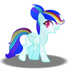 Size: 932x1032 | Tagged: safe, artist:mlpcadencecrazy, oc, oc only, oc:lary dash, pegasus, pony, g4, base used, female, mare, shadow, simple background, solo, white background