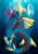 Size: 1000x1414 | Tagged: safe, artist:zetikoopa, adagio dazzle, aria blaze, sonata dusk, oc, oc:bass thunder, siren, g4, bubble, crepuscular rays, dorsal fin, female, fin, fins, fish tail, flowing mane, flowing tail, gem, male, male siren, mare, oc villain, ocean, siren gem, siren oc, stallion, sunlight, swimming, tail, the dazzlings, underwater, water