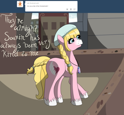 Size: 1280x1181 | Tagged: safe, artist:jillspencil, oc, oc:questrapolia, pony, unicorn, ask-questrapolia, female, mare, solo