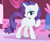 Size: 350x293 | Tagged: safe, screencap, rarity, pony, unicorn, g4, green isn't your color, animated, beautiful, blinking, clothes, cute, dress, fabulous, feather, female, gif, mare, raribetes