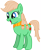 Size: 4011x4899 | Tagged: safe, oc, oc only, oc:applestrudel, earth pony, pony, bandana, female, freckles, mare, simple background, smiling, solo, transparent background