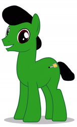 Size: 1301x2126 | Tagged: safe, artist:brawnybold, oc, oc only, oc:brawny bold, earth pony, pony, g4, base used, colored, lineart, male, simple background, solo, white background