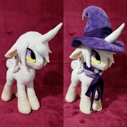 Size: 2048x2048 | Tagged: safe, artist:dawning love, oc, oc:silas, pony, unicorn, hat, high res, irl, male, photo, plushie, solo, stallion, wizard hat