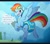 Size: 2048x1822 | Tagged: safe, artist:cuddlehooves, rainbow dash, pegasus, pony, g4, bib, blushing, clothes, dialogue, diaper, diaper butt, diaper fetish, diapered, female, fetish, flying, goggles, goggles on head, looking at you, looking back, looking back at you, mare, non-baby in diaper, open mouth, sky, solo, speech bubble, underhoof, uniform, wonderbolt trainee uniform, wonderbolts