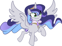 Size: 6738x4986 | Tagged: safe, artist:shootingstarsentry, oc, oc only, oc:celestial harvest, alicorn, pony, absurd, female, mare, offspring, parent:king sombra, parent:princess celestia, parents:celestibra, simple background, solo, transparent background