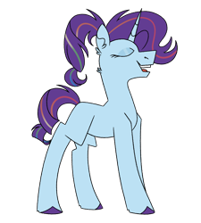 Size: 1080x1200 | Tagged: safe, artist:fuckomcfuck, oc, oc only, oc:prism shard, pony, unicorn, horn, magical lesbian spawn, offspring, parent:rainbow dash, parent:rarity, parents:raridash, simple background, solo, transparent background