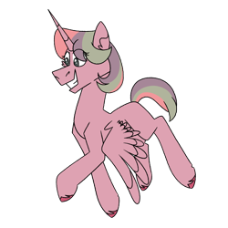 Size: 1080x1080 | Tagged: safe, artist:fuckomcfuck, oc, oc only, oc:star seed, alicorn, pony, magical lesbian spawn, offspring, parent:applejack, parent:twilight sparkle, parents:twijack, simple background, solo, transparent background