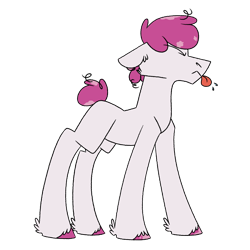 Size: 1080x1080 | Tagged: safe, artist:fuckomcfuck, oc, oc only, oc:pin cushion, earth pony, pony, magical lesbian spawn, offspring, parent:pinkie pie, parent:rarity, parents:raripie, simple background, solo, transparent background