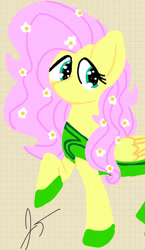 Size: 400x692 | Tagged: safe, artist:juliannedraws, fluttershy, pegasus, pony, g4, solo