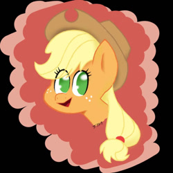 Size: 800x800 | Tagged: safe, artist:juliannedraws, applejack, earth pony, pony, g4, solo