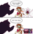 Size: 1490x1541 | Tagged: safe, artist:hitsuji, arizona (tfh), pom (tfh), bear, cow, huggles, sheep, them's fightin' herds, bandana, bell, bell collar, cloven hooves, collar, comic, community related, golly, neckerchief, panicking, simple background, speech bubble, white background