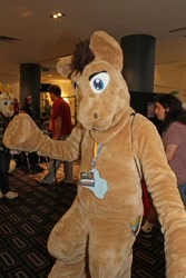 Size: 600x900 | Tagged: safe, doctor whooves, time turner, g4, 2015, furdu, fursuit, indoors, irl, photo, ponysuit, solo focus