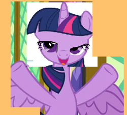 Size: 276x250 | Tagged: safe, edit, edited screencap, screencap, twilight sparkle, alicorn, pony, g4, season 7, shadow play, 1000 hours in ms paint, bipedal, cropped, faic, female, magic, mare, open mouth, solo, spread wings, twilight sparkle (alicorn), twilight's castle, wat, wings