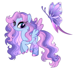 Size: 2362x2276 | Tagged: safe, artist:afterglory, oc, oc only, pegasus, pony, g4, adoptable, adoptable open, alternate versions at source, base used, blue coat, blushing, colored, colored hooves, colored wings, colored wingtips, eyelashes, eyeshadow, female, female oc, flat colors, flying, for sale, glowing markings, gradient legs, gradient wingtips, hooves, leg markings, long mane, long tail, looking back, magical lesbian spawn, makeup, mare, mare oc, multicolored eyes, multicolored mane, multicolored tail, next generation, nose blush, offspring, parent:fluttershy, parent:rainbow dash, parents:flutterdash, pegasus oc, purple eyeshadow, purple hooves, purple mane, purple tail, purple wingtips, shiny hooves, signature, simple background, smiling, solo, sparkles, sparkly eyeshadow, sparkly mane, sparkly tail, sparkly wings, sparkly wingtips, spread wings, tail, thick eyelashes, three quarter view, transparent background, two toned eyes, two toned wings, wavy mane, wavy tail, wings