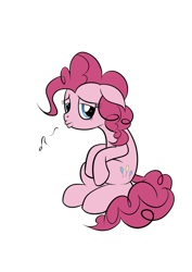 Size: 2059x2912 | Tagged: safe, artist:plainoasis, pinkie pie, earth pony, pony, g4, female, mare, simple background, solo, transparent background, whistling