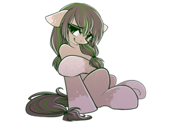 Size: 4961x3508 | Tagged: safe, artist:chaosangeldesu, oc, oc only, earth pony, pony, commission, cute, looking at you, shy, simple background, sketch, smiling, smiling at you, solo, transparent background