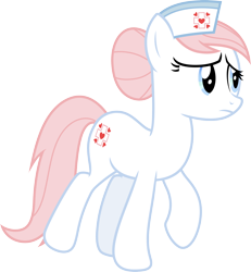 Size: 3000x3242 | Tagged: safe, artist:cloudy glow, nurse redheart, earth pony, pony, a flurry of emotions, g4, female, mare, nurse, simple background, solo, transparent background, vector