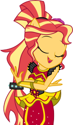 Size: 3000x5125 | Tagged: safe, artist:cloudy glow, sunset shimmer, human, equestria girls, equestria girls specials, g4, my little pony equestria girls: dance magic, female, flamenco dress, simple background, solo, sunset shimmer flamenco dress, transparent background, vector