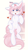 Size: 648x1152 | Tagged: safe, artist:spoopy-abby, nurse redheart, semi-anthro, g4, belly, belly button, belly fluff, big ears, blushing, chest fluff, hat, heart, human shoulders, humanoid torso, long tail, nurse, nurse hat, passepartout, tail