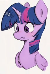 Size: 693x1024 | Tagged: safe, artist:tieb5, twilight sparkle, alicorn, pony, g4, female, solo, twilight sparkle (alicorn)