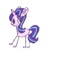 Size: 200x200 | Tagged: safe, artist:tieb5, starlight glimmer, pony, g4, female, simple background, solo, white background