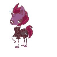 Size: 200x200 | Tagged: safe, artist:tieb5, tempest shadow, pony, g4, female, simple background, solo, white background