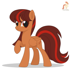 Size: 2623x2623 | Tagged: safe, artist:r4hucksake, oc, oc only, oc:maple ember, pegasus, pony, female, mare, simple background, solo, transparent background