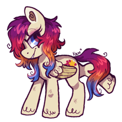 Size: 800x800 | Tagged: safe, artist:lastunicorn666, oc, oc only, oc:splatter star, pegasus, pony, artfight, female, gift art, mare, simple background, solo, transparent background