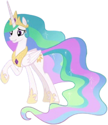 Size: 2168x2520 | Tagged: safe, edit, edited screencap, editor:mrtoonlover83, screencap, princess celestia, alicorn, pony, g4, my little pony: friendship is magic, background removed, concave belly, female, not a vector, simple background, slender, solo, thin, transparent background