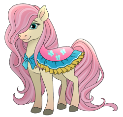 Size: 783x748 | Tagged: safe, artist:byefella, fluttershy, horse, g4, cyan eyes, female, mare, simple background, solo, style emulation, tail, tan coat, transparent background, unshorn fetlocks, wild manes, wild manesified, yellow mane, yellow tail