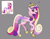 Size: 3300x2550 | Tagged: safe, artist:itsmaye07, princess cadance, alicorn, pony, g4, colored, concave belly, crown, eyelashes, female, folded wings, gray background, hoof shoes, jewelry, long mane, looking at you, looking sideways, mare, open mouth, open smile, peytral, princess shoes, reference used, regalia, shading, side view, simple background, slender, smiling, solo, standing on two hooves, thin, wings