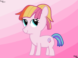 Size: 3663x2740 | Tagged: safe, artist:fedya_1991_i, toola roola, earth pony, pony, g4, beginner artist, cute, female, filly, foal