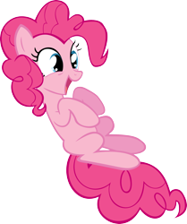 Size: 2000x2396 | Tagged: safe, artist:ryanthebrony, pinkie pie, earth pony, pony, g4, open mouth, open smile, simple background, smiling, solo, transparent background, vector