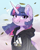 Size: 1640x2075 | Tagged: safe, artist:shpoof, twilight sparkle, alicorn, pony, unicorn, g4, clothes, cute, ear piercing, earring, heart, hoodie, horn, jewelry, outdoors, piercing, solo, twilight sparkle (alicorn), windswept mane