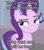 Size: 500x563 | Tagged: safe, artist:agrol, edit, editor:modus_ponens, starlight glimmer, choose your wings, g4, caption, cropped, dreamworks face, image macro, looking away, meme, ponified meme, smug, smugface, smuglight glimmer, solo, strollight glimmer, text