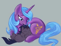 Size: 1600x1200 | Tagged: oc name needed, safe, king sombra, radiant hope, oc, pony, unicorn, g4, duo, duo male and female, female, foal, horn, male, mare, offspring, parent:king sombra, parent:radiant hope, parents:hopebra, ship:hopebra, shipping, straight