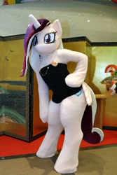 Size: 600x900 | Tagged: safe, artist:dieva4130, princess cadance, g4, 2017, clothes, fursuit, hand on hip, indoors, irl, photo, ponysuit, solo