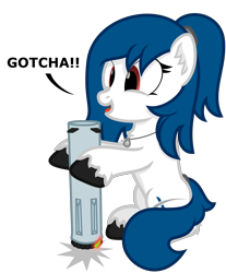 Size: 2284x2754 | Tagged: safe, artist:mrkm, oc, oc only, oc:spacexpone, earth pony, pony, caught, current events, earth pony oc, female, fire, happy, mare, open mouth, ponytail, rocket, rocket booster, simple background, sitting, solo, spacex, starship flight test 5, talking, transparent background, unshorn fetlocks