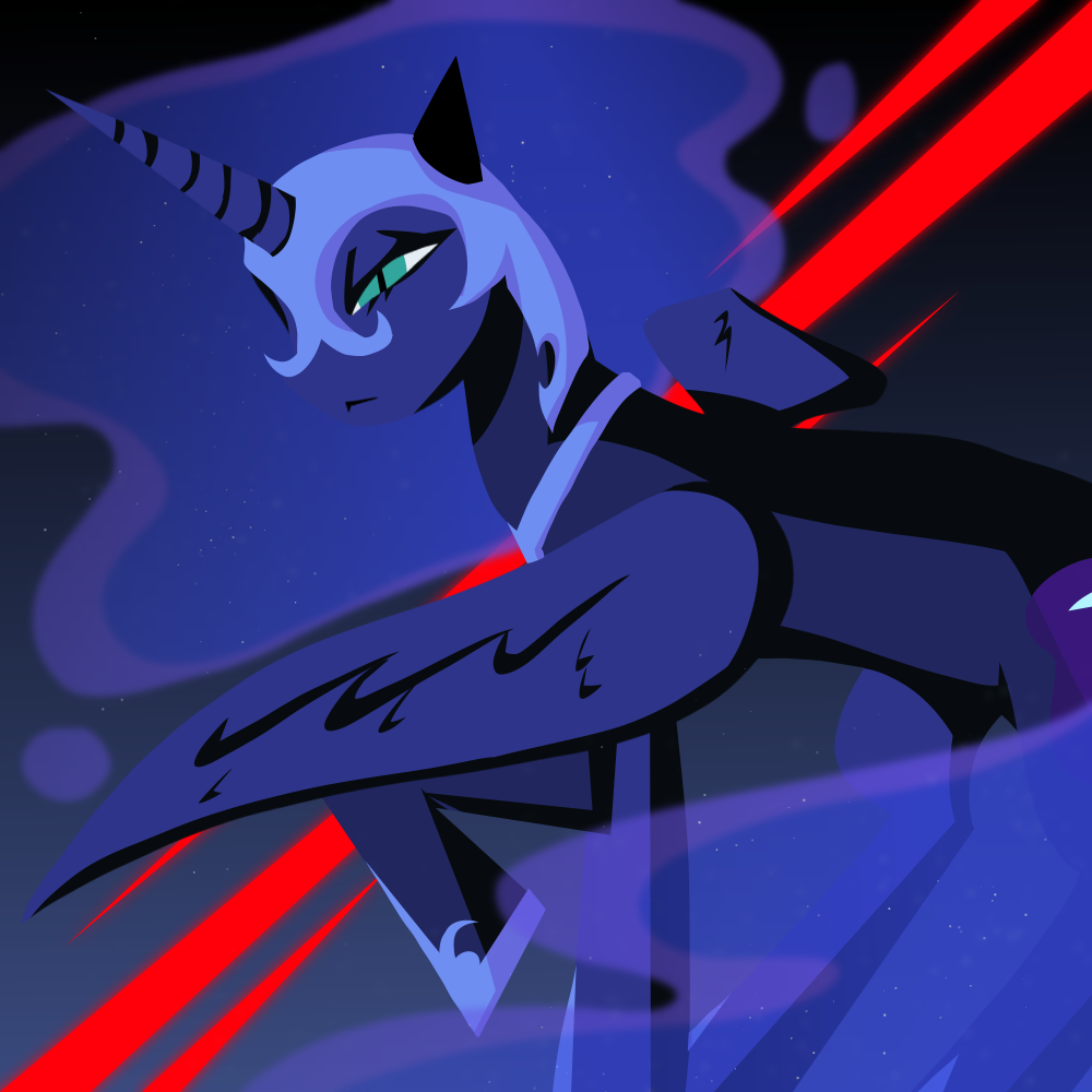 Nightmare moon lineless