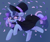 Size: 1654x1382 | Tagged: artist needed, safe, artist:anonymous, oc, oc only, oc:flawless sparklemoon, pony, unicorn, my little pony the movie: the death of twilight sparkle, cloak, clothes, confetti, female, fusion, fusion:trixie, fusion:twilight sparkle, fusion:twixie, hat, horn, mare, open mouth, open smile, smiling, solo, starry eyes, tail, top hat, unicorn oc, wingding eyes