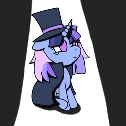 Size: 1000x1000 | Tagged: safe, artist:symphonydawn3, oc, oc only, oc:flawless sparklemoon, pony, unicorn, my little pony the movie: the death of twilight sparkle, crying, feels, female, filly, foal, fusion, fusion:trixie, fusion:twilight sparkle, fusion:twixie, horn, mare, sad, sitting, solo, unicorn oc