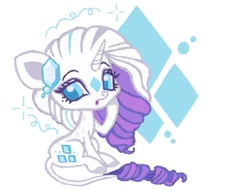 Size: 679x515 | Tagged: safe, artist:sweetpinkheart0, rarity, pony, unicorn, g4, cutie mark background, horn, solo