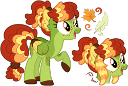 Size: 2197x1488 | Tagged: safe, artist:strawberry-spritz, oc, oc only, oc:autumn breeze, pegasus, pony, bald face, bangs, base used, blaze (coat marking), brown hooves, coat markings, colored, colored hooves, colored pinnae, colored wings, colored wingtips, coontails, countershading, curly mane, curly tail, ear fluff, eyelashes, facial markings, female, female oc, flat colors, freckles, hair tie, hooves, leg freckles, long mane, long tail, mare, mare oc, multicolored wings, next generation, oc redesign, offspring, open mouth, open smile, parent:apple bloom, parent:ponified spike, parent:spike, parents:spikebloom, pegasus oc, ponytail, raised hoof, show accurate, signature, simple background, smiling, solo, standing on three hooves, tail, tail tie, three quarter view, three toned mane, three toned tail, three toned wings, tied mane, tied tail, transparent background, two toned wingtips, wing freckles, wings