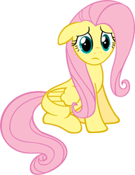 Size: 2800x3641 | Tagged: safe, artist:ryanthebrony, fluttershy, pegasus, pony, g4, lesson zero, my little pony: friendship is magic, female, mare, simple background, solo, transparent background, vector