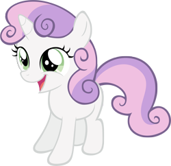 Size: 3800x3676 | Tagged: safe, artist:ryanthebrony, sweetie belle, pony, g4, cute, diasweetes, simple background, solo, transparent background, vector