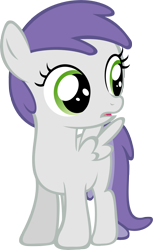 Size: 2800x4574 | Tagged: safe, artist:ryanthebrony, tornado bolt, pegasus, pony, g4, female, filly, foal, simple background, solo, transparent background, vector