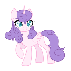 Size: 750x755 | Tagged: safe, artist:xiaotanhuan, oc, oc only, alicorn, pony, simple background, solo, white background