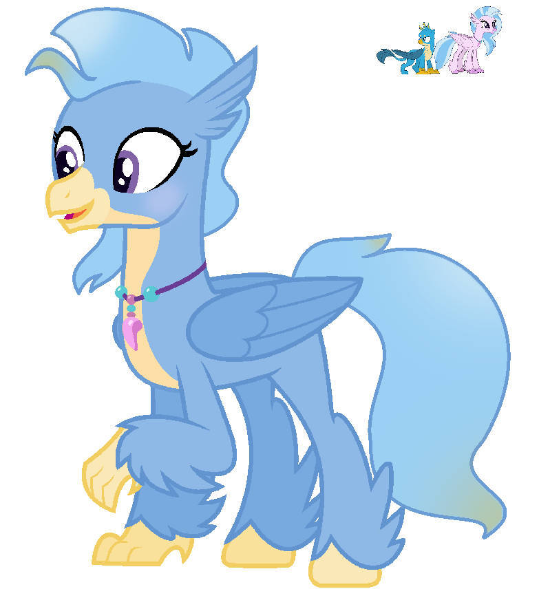 Gallstream Mlp #3465695 - safe, artist:royalswirls, gallus, silverstream, oc, unnamed ...